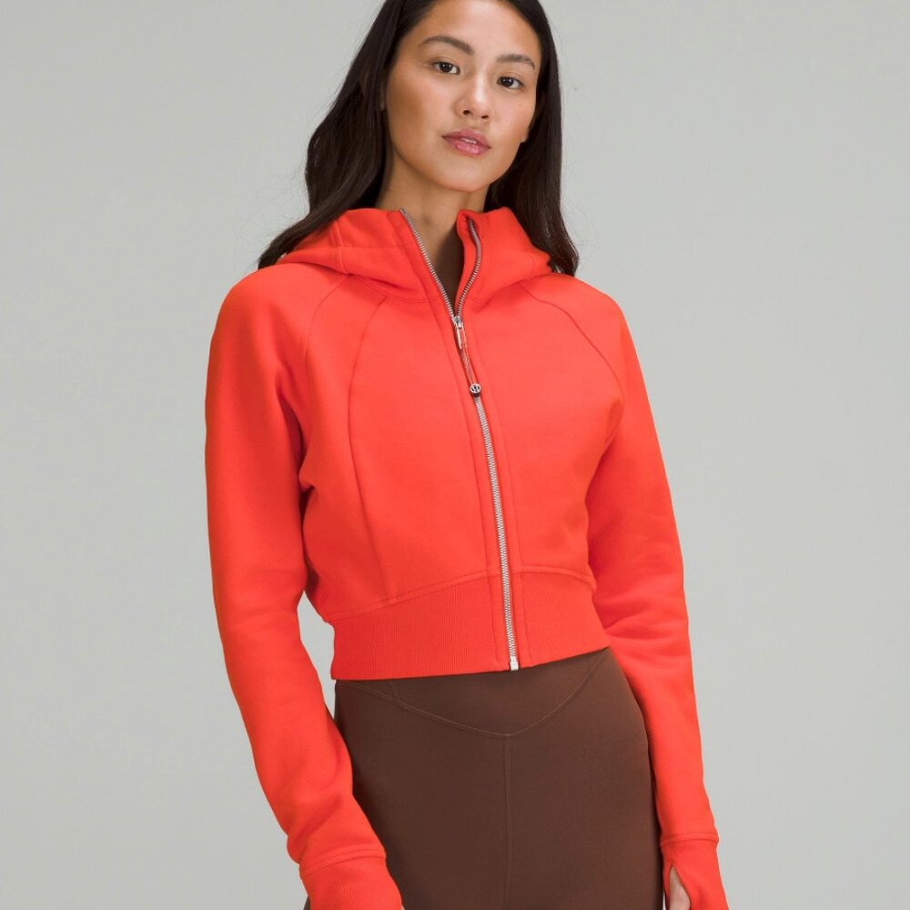 Lululemon Scuba Full-Zip Cropped Hoodie